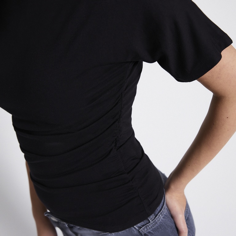 Drape top "Elsa" Black